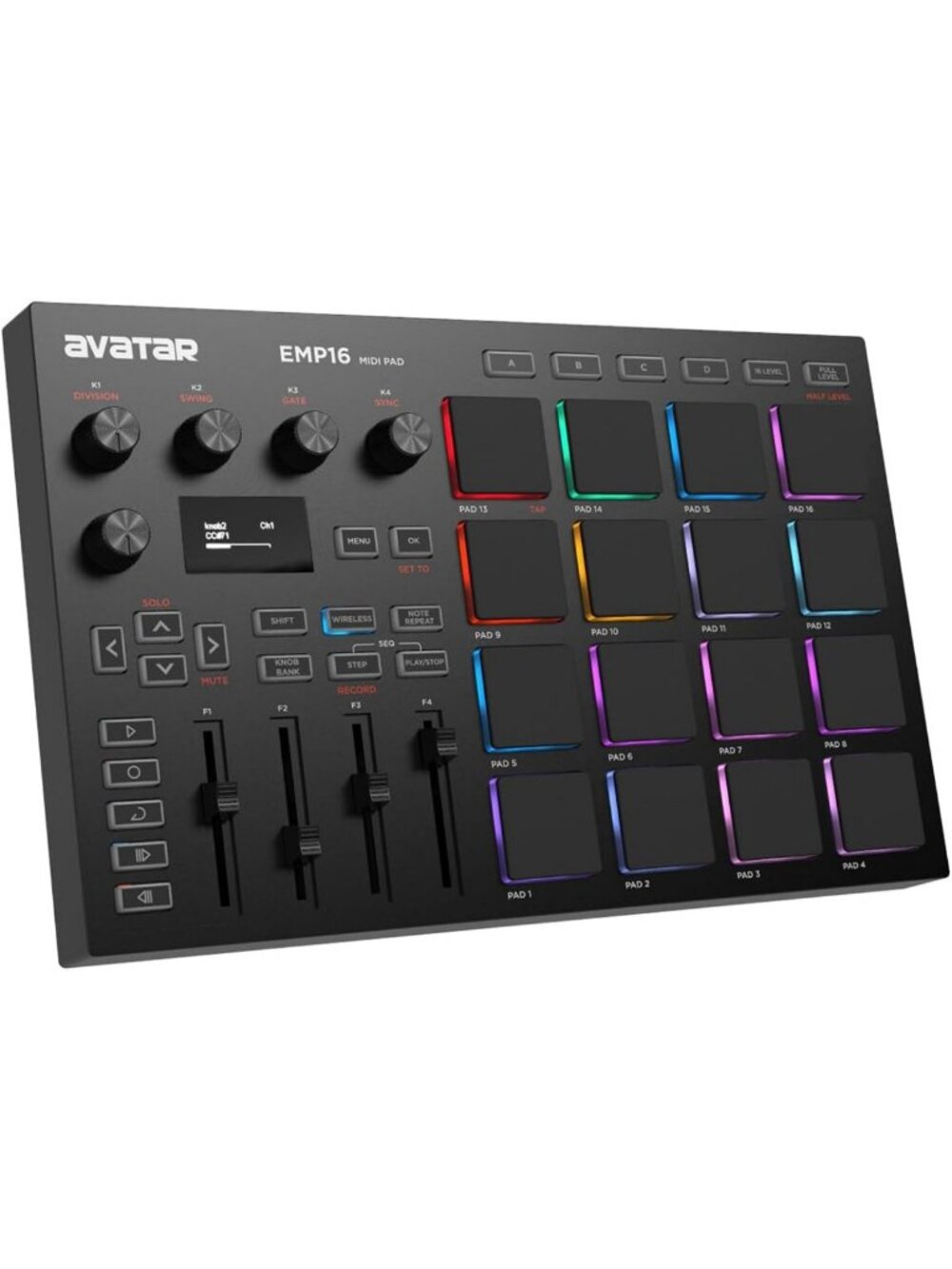 MIDI Pad Controller Beat Maker with Bluetooth - Portable Music Production Tool